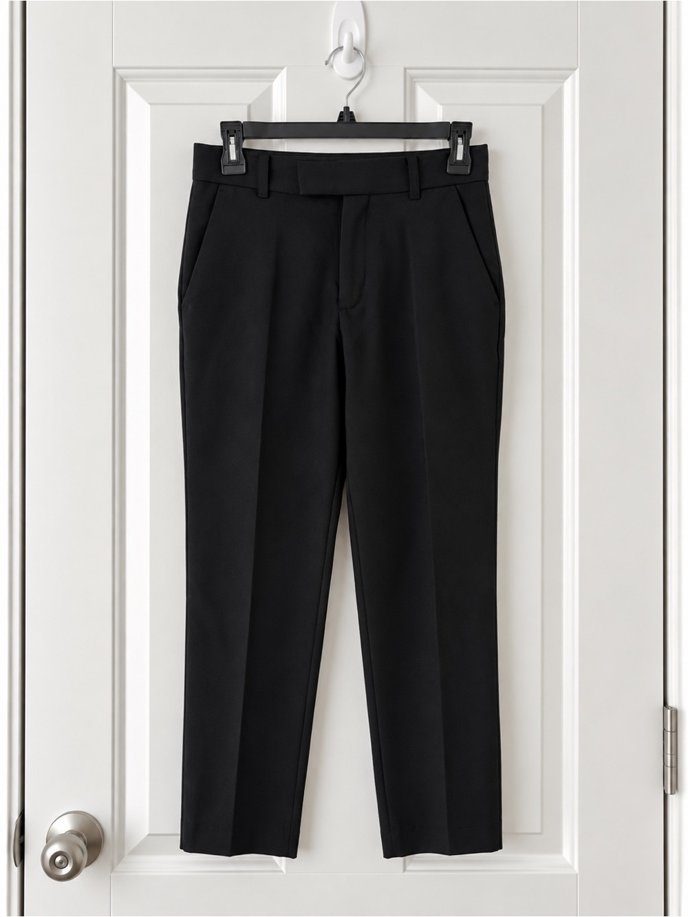 Calvin Klein Boys Black Dress Pants Size 14 Regular Bi-Stretch Flat Front